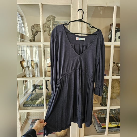 Free People Livia Dress Steel Grey - Picture 3 of 9